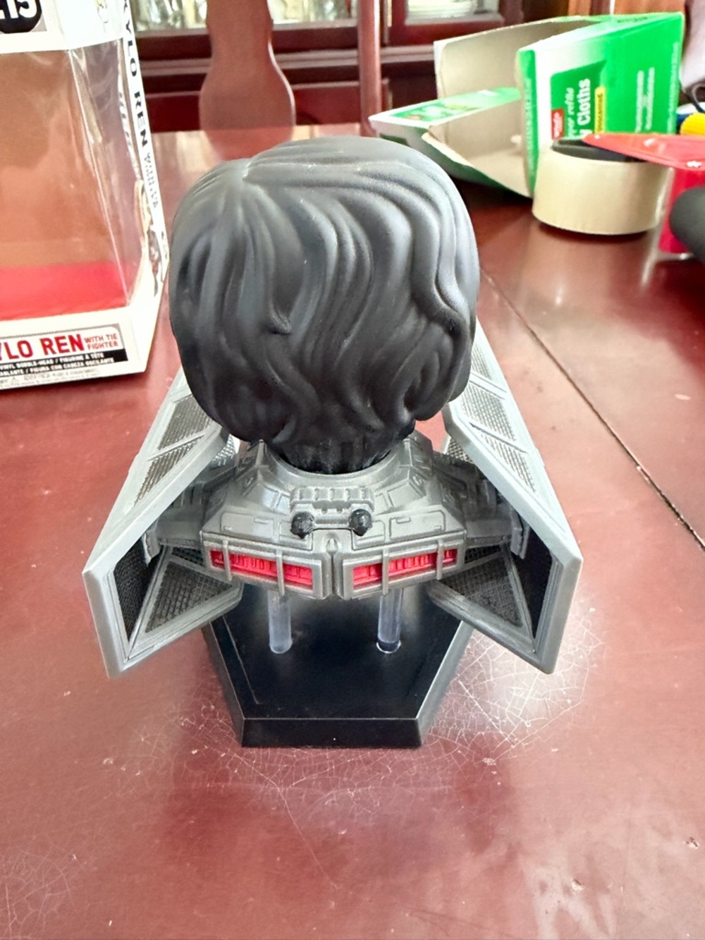 Funko Pop! Star Wars Kylo Ren with TIE Fighter (Black, Red, Gray) - Picture 8 of 9